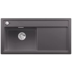 Blanco Zenar XL 6 S lavello in granito 100x51 cm grigio/grafite/inox 523996