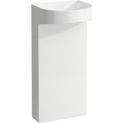 Laufen Sonar lavandino da terra 41x38 cm semicircolare freestanding bianco H8113414001121