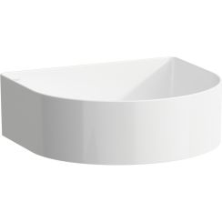 Laufen Sonar lavabo 41x36.5 cm semicircolare da appoggio bianco H8123427571121