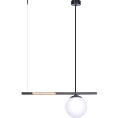 Kaja Tambo lampada sospesa 1x40 W bianco-nero K-4950