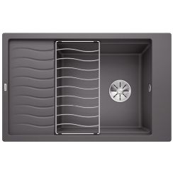 Blanco Elon XL 6 S lavello in granito 78x50 cm grigio/grafite/inox 524845