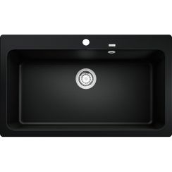 Blanco Naya XL 9 lavello in granito 86x51 cm nero 525947