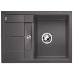 Blanco Median 45 S lavello in granito 68x50 cm grigio/grafite/inox 519562