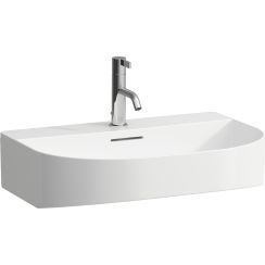 Laufen Sonar lavabo 60x42 cm semicircolare a parete-da mobile bianco opaca H8163427571041