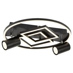 Rabalux Aztec lampada da soffitto 3x40 W bianco-nero 6905