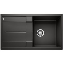 Blanco Metra 5 S lavello in granito 86x50 cm nero 525919