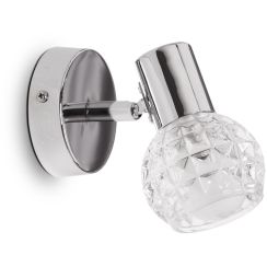 Kaja Alpina lampada da parete 1x40 W cromo K-W9590/1