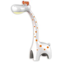 Kaja Żyrafa lampada da scrivania 1x6 W bianco K-BL1601BIAŁY