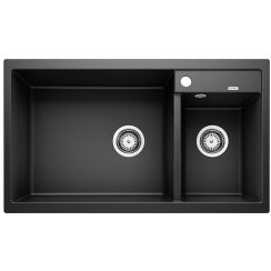Blanco Metra 9 lavello in granito 86x50 cm nero 525936