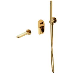 Set rubinetto per vasca e doccia Cersanit Inverto S951-285, set doccia Cersanit Inverto S951-710, S951-555