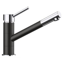 Blanco Kano rubinetto da cucina verticale cromo-nero 526175