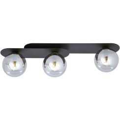 Emibig Plaza lampada da soffitto 3x10 W nero-grafite 1119/3