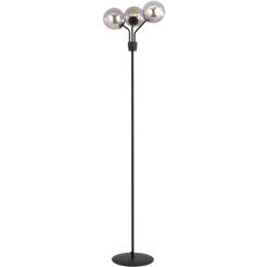 Emibig Nova lampada da terra 3x10 W nero-grafite 1140/LP3