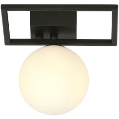 Emibig Imago lampada da soffitto 1x10 W nero-opale 1130/1E