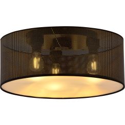 Emibig Aston plafoniera 3x15 W nero 1148/3