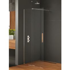 New Trendy Smart ścianka prysznicowa walk-in 130 cm chrom połysk/szkło przezroczyste EXK-4090