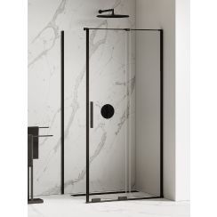 New Trendy Smart Black box doccia 160x100 cm rettangolare nero opaca/vetro trasparente EXK-4156
