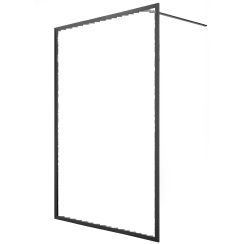 Sealskin Contour parete doccia walk-in 140 cm grafite opaca/vetro trasparente CDA31386145100