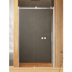 New Trendy Softi porta doccia 140 cm scorrevole cromo lucida/vetro trasparente EXK-3899