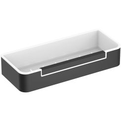 Stella portaoggetti da bagno bianco-nero 16.069-B