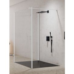 New Trendy New Modus White parete doccia walk-in 120 cm bianco opaca/vetro trasparente EXK-2266