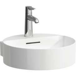 Laufen Val lavabo 42.5x40 cm rotonda a parete bianco H8132814001041