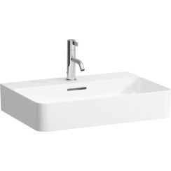 Laufen Val lavabo 60x42 cm rettangolare a parete-da appoggio bianco H8162834001041
