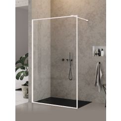 New Trendy New Modus White parete doccia walk-in 140 cm bianco opaca/vetro trasparente EXK-2228
