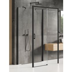 New Trendy Prime Black box doccia 150x100 cm rettangolare nero opaca/vetro trasparente K-0959