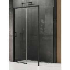 New Trendy Prime Black box doccia 150x80 cm rettangolare nero opaca/vetro trasparente K-1325