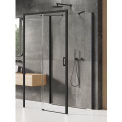 New Trendy Prime Black box doccia 140x90 cm rettangolare nero opaca/vetro trasparente K-0926