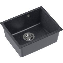 Quadron Alec lavello graniteq 46x37.5 cm nero HQA4640CZK