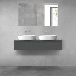 Oltens Vernal armadietto 120x45.6x23.6 cm sottolavabo sospeso grafite 60012400