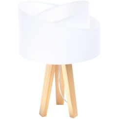 BPS Koncept Galaxy lampada da tavolo 1x60 W bianco-legno 060S-060