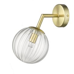 Light Prestige Arette lampada da parete 1x40 W trasparente-oro LP-133/1W