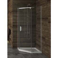 New Trendy New Komfort box doccia 90x90 cm cromo lucida/vetro trasparente K-0804