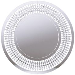 Ars Longa Rocco specchio 90x90 cm rotonda argento ROCCOLUSTRO