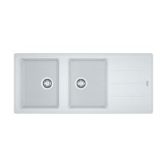 Franke Basis lavello in granito 116x50 cm bianco 114.0276.593