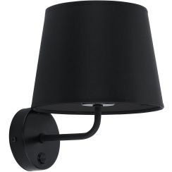 TK Lighting Maja lampada da parete 1x15 W nero 1884