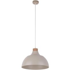 TK Lighting Cap lampada sospesa 1x15 W legno-beige 5664