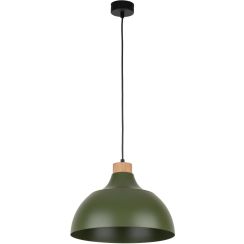 TK Lighting Cap lampada sospesa 1x15 W verde-legno 5665