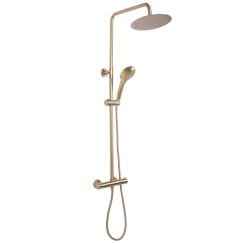 Rea Vincent set doccia a parete con termostato oro REA-P6602