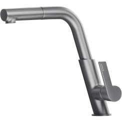 Deante Silia rubinetto da cucina verticale grafite/grigio BQS_D73M