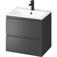 Cersanit Moduo lavabo con armadietto 59.5 cm antracite S801-472-DSM