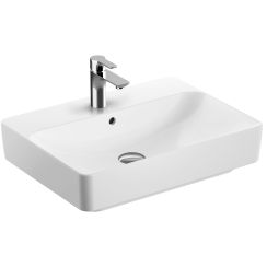 Geberit Variform lavabo 60x45 cm rettangolare da mobile-da appoggio bianco lucida 500.780.00.2