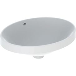 Geberit Variform lavabo 50x40 cm ovale da incasso bianco lucida 500.708.01.2