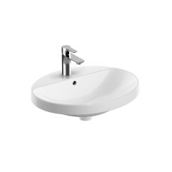 Geberit Variform lavabo 55x45 cm ovale da incasso bianco 500.720.01.2