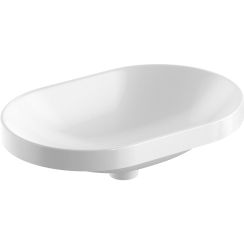 Geberit Variform lavabo 60x40 cm ovale da incasso bianco 500.730.00.2