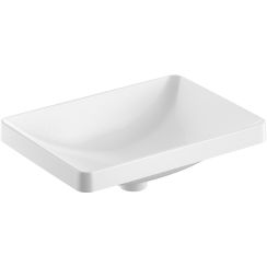 Geberit Variform lavabo 55x40 cm rettangolare da incasso bianco 500.738.00.2