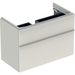 Geberit Smyle Square tavolino decorativo 88.4x47x61.7 cm sottolavabo sospeso grigio 500.354.JL.1